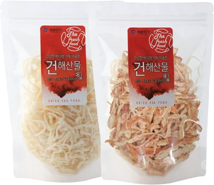 홍진미 · 백진미 (조미오징어채)