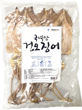 국내산 건오징어